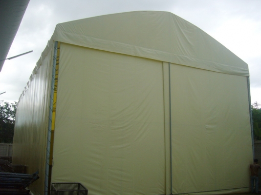 ประสิทธิ์การผ้าใบ รับทำเต้นผ้าใบ หลังคาแผ่นเม็ททอลชีล