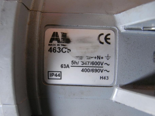 ขายหัวปลั๊กไฟขนาดใหญ่ยี่ห้อ MENNEKES สำหรับใช้ในโรงงาน สภาพสวยพร้อมใช้งาน ขายหัวปลั๊กไฟขนาดใหญ่ยี่ห้อ MENNEKES สำหรับใช้ในโรงงาน สภาพสวยพร้อมใช้งาน