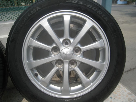 ขายล้อแม็ก Mitsubishi lanser 16"x6.5" 5รู114 et+46 (081-3747940)