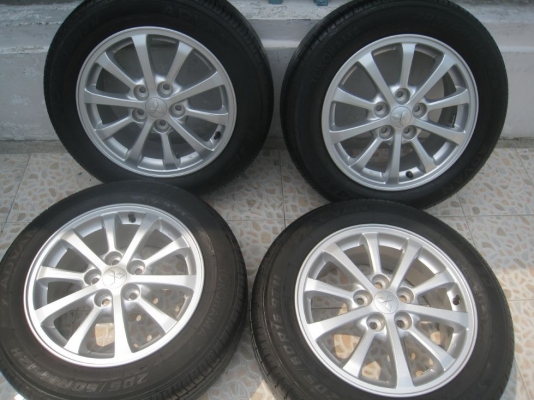 ขายล้อแม็ก Mitsubishi lanser 16"x6.5" 5รู114 et+46 (081-3747940)