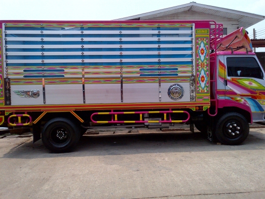 Hino Fc 120 สุดสวยแสนหวาน แอร์หนาวนะ  ดั้มต่อใหม่ ^^'''( เพิ่มเสาร์มา 1 คู่คับเจ๋งสุด ๆ)