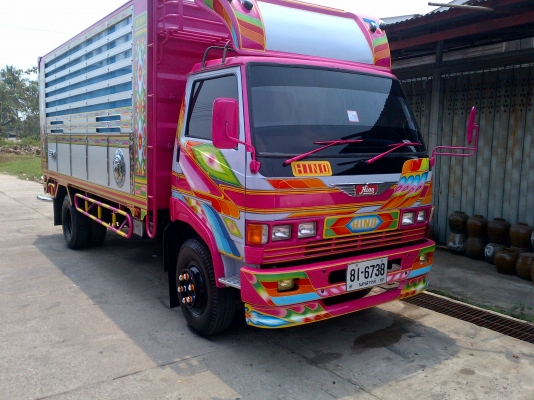 Hino Fc 120 สุดสวยแสนหวาน แอร์หนาวนะ  ดั้มต่อใหม่ ^^'''( เพิ่มเสาร์มา 1 คู่คับเจ๋งสุด ๆ)