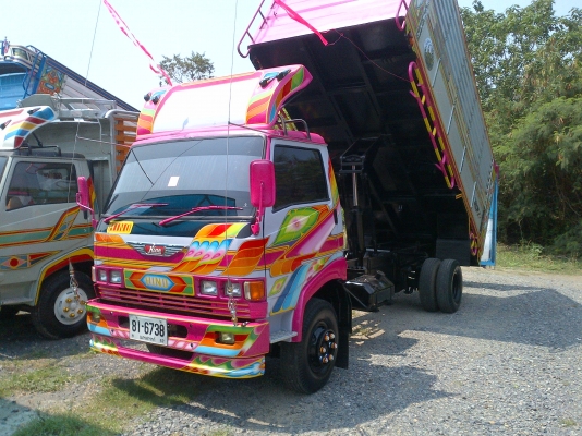 Hino Fc 120 สุดสวยแสนหวาน แอร์หนาวนะ  ดั้มต่อใหม่ ^^'''( เพิ่มเสาร์มา 1 คู่คับเจ๋งสุด ๆ)