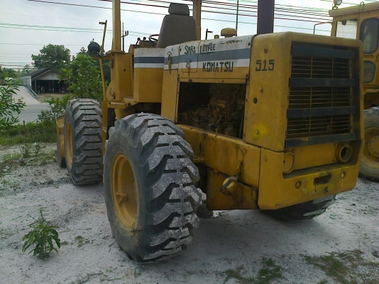 (ขายไปสุราษฯ..)รถตักล้อยางKOMATSU 515 สวย เดิมๆแห้ง เอวแน่น (ขายไปสุราษฯ..)รถตักล้อยางKOMATSU 515 สวย เดิมๆแห้ง เอวแน่น