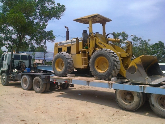 (ขายไปสุราษฯ..)รถตักล้อยางKOMATSU 515 สวย เดิมๆแห้ง เอวแน่น (ขายไปสุราษฯ..)รถตักล้อยางKOMATSU 515 สวย เดิมๆแห้ง เอวแน่น