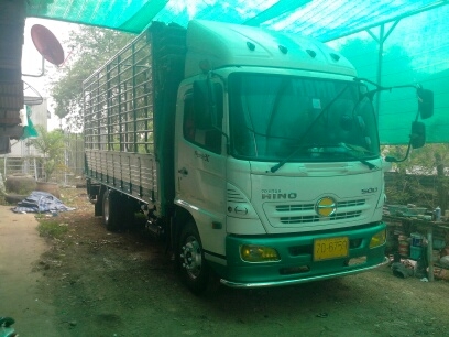 ขายรถ HINO MEGA 145แรงม้า กระบะเกษตรคอกเหล็ก รถบ้าน จดทะเบียนปี 51
