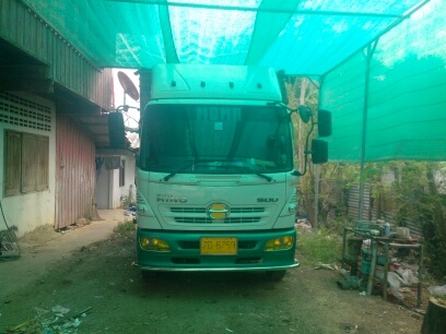 ขายรถ HINO MEGA 145แรงม้า กระบะเกษตรคอกเหล็ก รถบ้าน จดทะเบียนปี 51