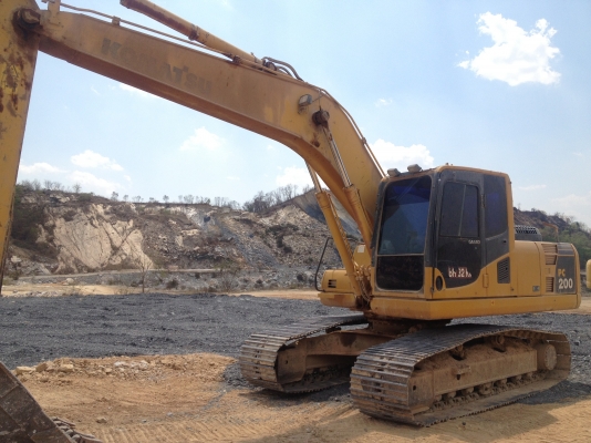 KOMATSU200-8อินวอยซ์9000ชมโซ่90\%บูมอาร์มสวยจัดไฟฟ้าเต็ม