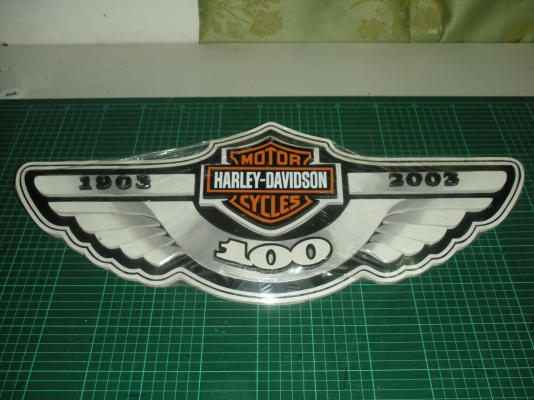 ขายป้ายโลโก้ HARLEY- DAVIDSON ตกแต่งบ้าน