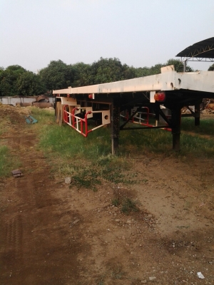 ขายลากพ่วง พื้นเรียบ 2 เพลา เอกสารเล่ทะเบียน