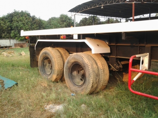 ขายลากพ่วง พื้นเรียบ 2 เพลา เอกสารเล่ทะเบียน