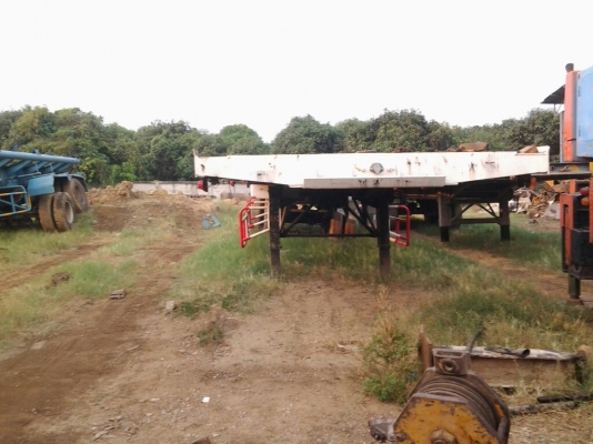 ขายลากพ่วง พื้นเรียบ 2 เพลา เอกสารเล่ทะเบียน