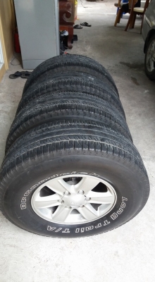 ขายล้อเดิมขอบ 16 ALL NEW DMAX พร้อมยาง BF Goodrich Longtrial 265 75 16 ปี 12