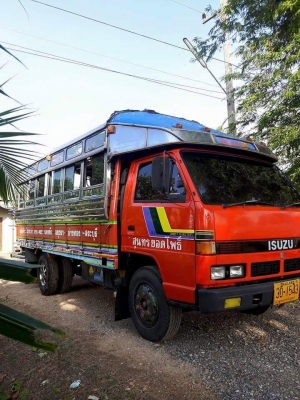 ขาย6ล้อ NPR 59 Lk. เครื่อง4BD1 115แรง รถห้างแท้ หลังคาโดยสารเลส มีแอร์ เครื่องเสียง10"2ดอกกลาง4ดอก ยาว4.50เมตร  เครื่องดีคันซีสวย เอกสารครบพร้อมโอน #ราคา329999บาท ต่อรองได้ โทร0861376478