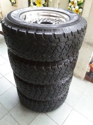 Max หยดนำ้ + Silverstone AT 265/70/16 ปี12 สวยๆ 1ชุด Max หยดนำ้ + Silverstone AT 265/70/16 ปี12 สวยๆ 1ชุด
