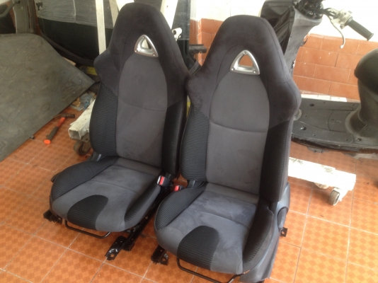 เบาะ RX8 ไม่ขาดไม่ยุบพร้อมรางเก่าญี่ปุ่นเเท้สภาพสวยตามรูปคู่ละ