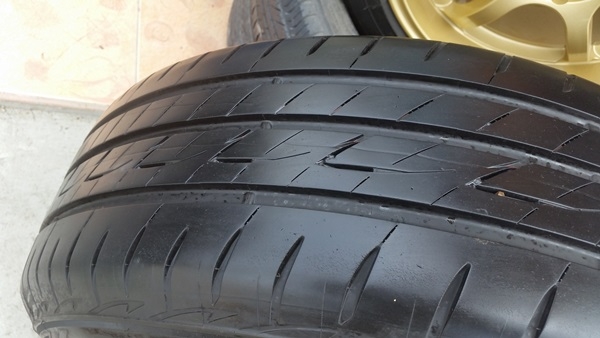 ขายล้อTE37 ขอบ16 6รู หน้า8 OFF 0 ยาง215/60/16 4 ล้อ