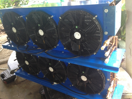 ขาย!! คอยร้อนMAXCOOL  3มอเตอร์ 24V พัดลม12นิ้ว