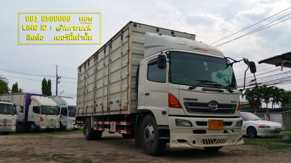 Hino 500 ตู้สิบบาน7.6m ปี52 วิ่งน้อย พร้อมใช้