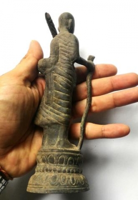 พระสิวลีเก่า สูง 7นิ้ว เด่นโชคลาภพูนผลทวีคูณ อยู่ถิ่นฐานใดมีแต่โชคดี