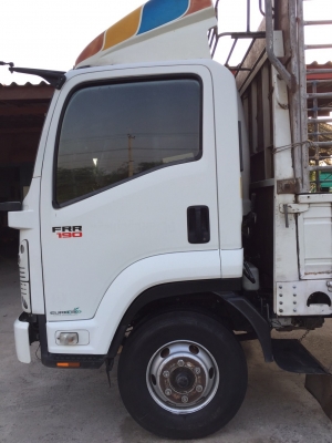 ขาย6ล้อFRR190 หัวตึก ยูโร3 จดปี55 กระบะพร้อมคอกยาว5.50เมตร