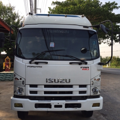 ขาย6ล้อFRR190 หัวตึก ยูโร3 จดปี55 กระบะพร้อมคอกยาว5.50เมตร