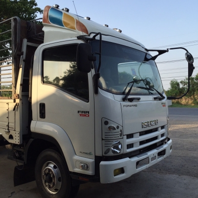 ขาย6ล้อFRR190 หัวตึก ยูโร3 จดปี55 กระบะพร้อมคอกยาว5.50เมตร