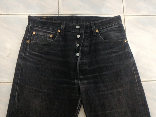 017-ยีนส์Levi's 501 ผ้าทราย ของแท้ มือสอง เอว 33 ยาว 29 เนื้อทรายสวย ตะเข็บสวย 017-ยีนส์Levi's 501 ผ้าทราย ของแท้ มือสอง เอว 33 ยาว 29 เนื้อทรายสวย ตะเข็บสวย