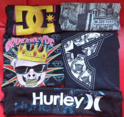 โล๊ะตู้!!!!ขาย เสื้อยืด/Hurley/DC/Diamond/Famous/Zoo York