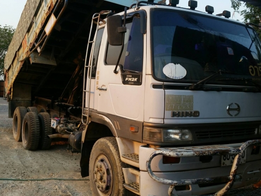 ฝากขายรถพ่วง Hino 2K เครื่อง 240 แรง ปี 45 แม่ดัมพ์มิเนียม ลูกไม่ดัพม์เหล็ก 2 เพลา ทะเบียนพร้อม