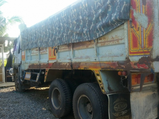 ฝากขายรถพ่วง Hino 2K เครื่อง 240 แรง ปี 45 แม่ดัมพ์มิเนียม ลูกไม่ดัพม์เหล็ก 2 เพลา ทะเบียนพร้อม