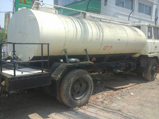 หกล้อ มิตซู ฟูโซ FK102H 6D14-165แรง บรรทุกน้ำ 7,000ลิต สภาพดีพร้อมใช้ ทะเบียนพร้อมโอน