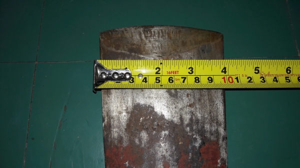 ขายจอบหงอนโบราณตราขวานไขว้เหล็กดียาว13" หน้าจอบ4" สวยๆ