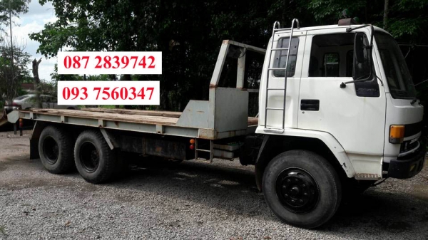 ขาย รถเทนเลอร์บรรทุกแบคโฮ 10 ล้อ 2 เพลา