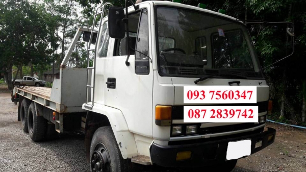 ขาย รถเทนเลอร์บรรทุกแบคโฮ 10 ล้อ 2 เพลา