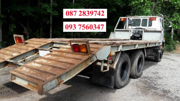 ขาย รถเทนเลอร์บรรทุกแบคโฮ 10 ล้อ 2 เพลา