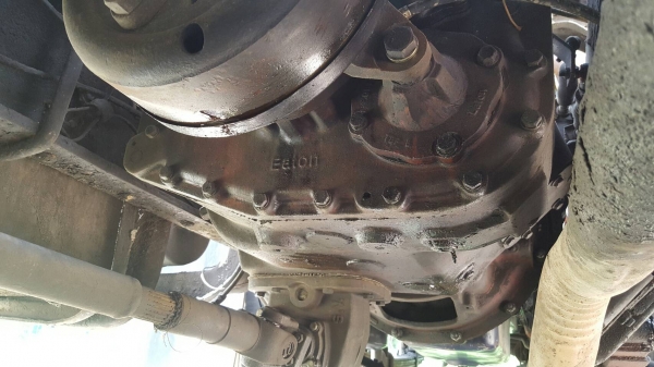 รถฟูโซ่พร้อมเต้าปูนปั๊มลมครบชุด