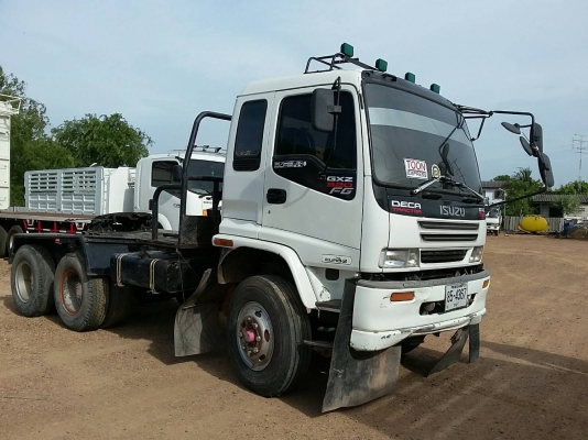 ฟรีดาวน์ISUZU GXZ320/ปี47(วางเครื่องจีน)หางสามมิตร2เพลาไม่ดั้ม