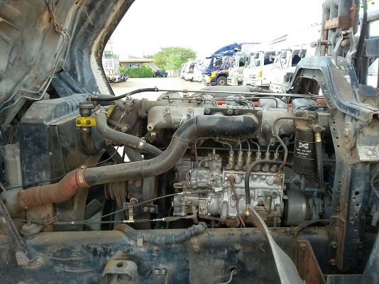 ฟรีดาวน์ISUZU GXZ320/ปี47(วางเครื่องจีน)หางสามมิตร2เพลาไม่ดั้ม