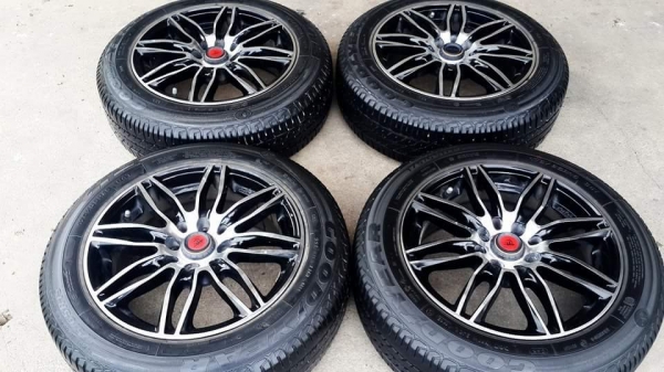 Lensi แท้ Samurai Azura ขอบ 15 4รู100/114 พร้อมยาง