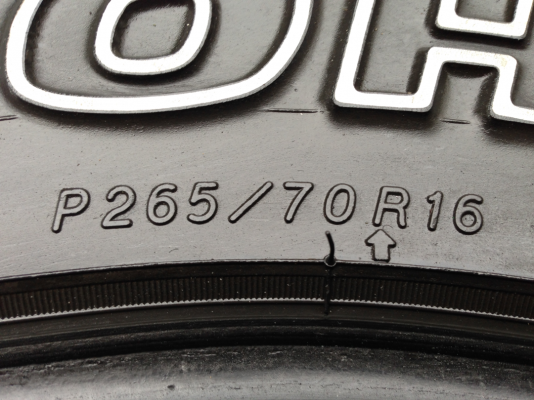 ยาง All Yokohama 265 70 16 ดอกเต็ม ใช้กันยาว