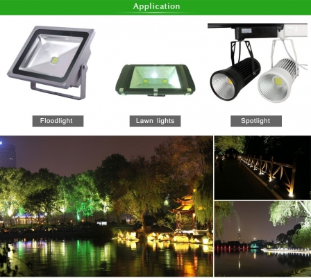 ชุดหลอดไฟ LED พร้อมไดร์ ขนาดชิป 10W (300mA) ส่องสว่าง: 90-120LM / W อุณหภูมิในการทำงาน: -20 องศาเซลเซียสถึง 60 องศาเซลเซียส อุณหภูมิสี: โทนสีขาว: 3000-3200K สีขาว: 6000-6500K