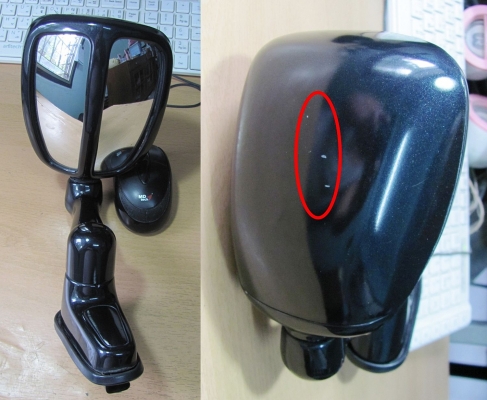 กระจกมองมุม แบบหนีบ ไม่ต้องเจาะรถ สภาพยังสวย ถูกๆๆๆๆ