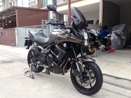 (สด ผ่อน) ขาย Kawasaki Versys โฉมปี13 สีน้ำตาล ท่อผ่า ราคา1890000 บาท(รับเทริ์น)