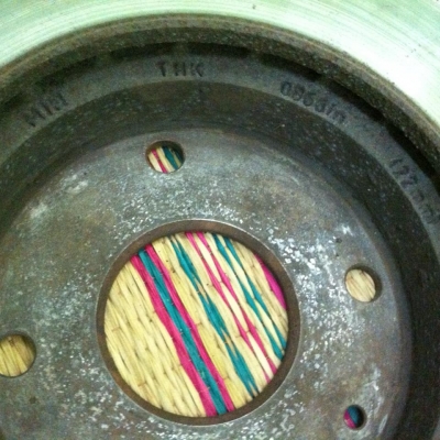 ขายจานเบรคเชฟโรเลตอ๊อปตร้าของแท้ติดรถ คู่ละ500บาท