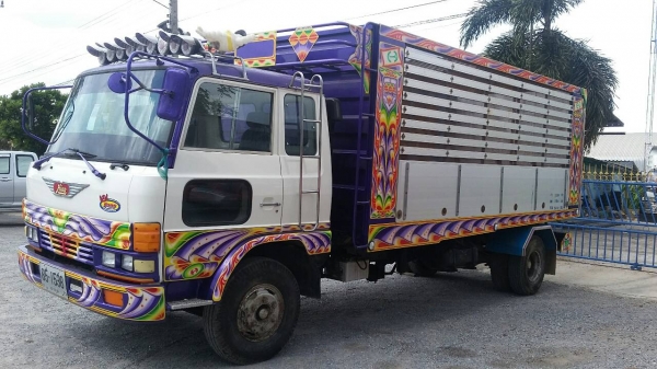 ขายรถดั้มพ์ 6 ล้อ HINO เครื่อง HO7C = 185 แรงม้า บรรทุกข้าว พืชผลทางการเกษตรดีครับ