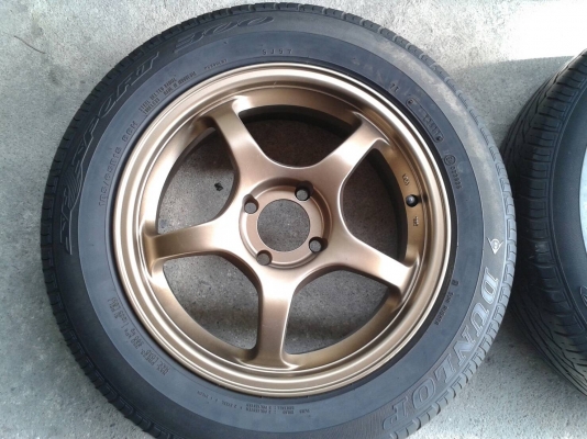 ขอบ15นิ้ว4รู100 พร้อมยาง สวยๆ 4 ล้อ ราคา 6700 บาท