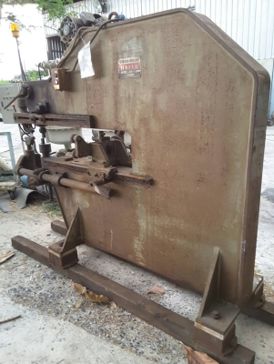 เครื่องตัดเหล็กแผ่นเก่าญี่ปุ่น ตามสภาพพร้อมใช้ hotta ราคา 35,000บาท