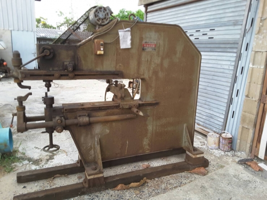 เครื่องตัดเหล็กแผ่นเก่าญี่ปุ่น ตามสภาพพร้อมใช้ hotta ราคา 35,000บาท