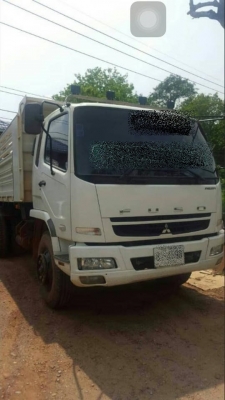 ขายดาวน์ รถสิบล้อ ฟูโซ่ 240ดั้มสามมิตร ปี56 รถสวยพร้อมใช้งาน